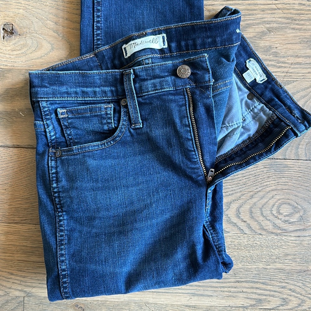 LIKE NEW Madewell 10” High Rise Skinny Jeans, Size 26 Tall